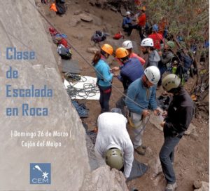 Lee más sobre el artículo Clase de escalada en roca el domingo 26 de marzo (cupos limitados)