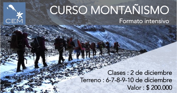 En este momento estás viendo Proximo curso de Montañismo